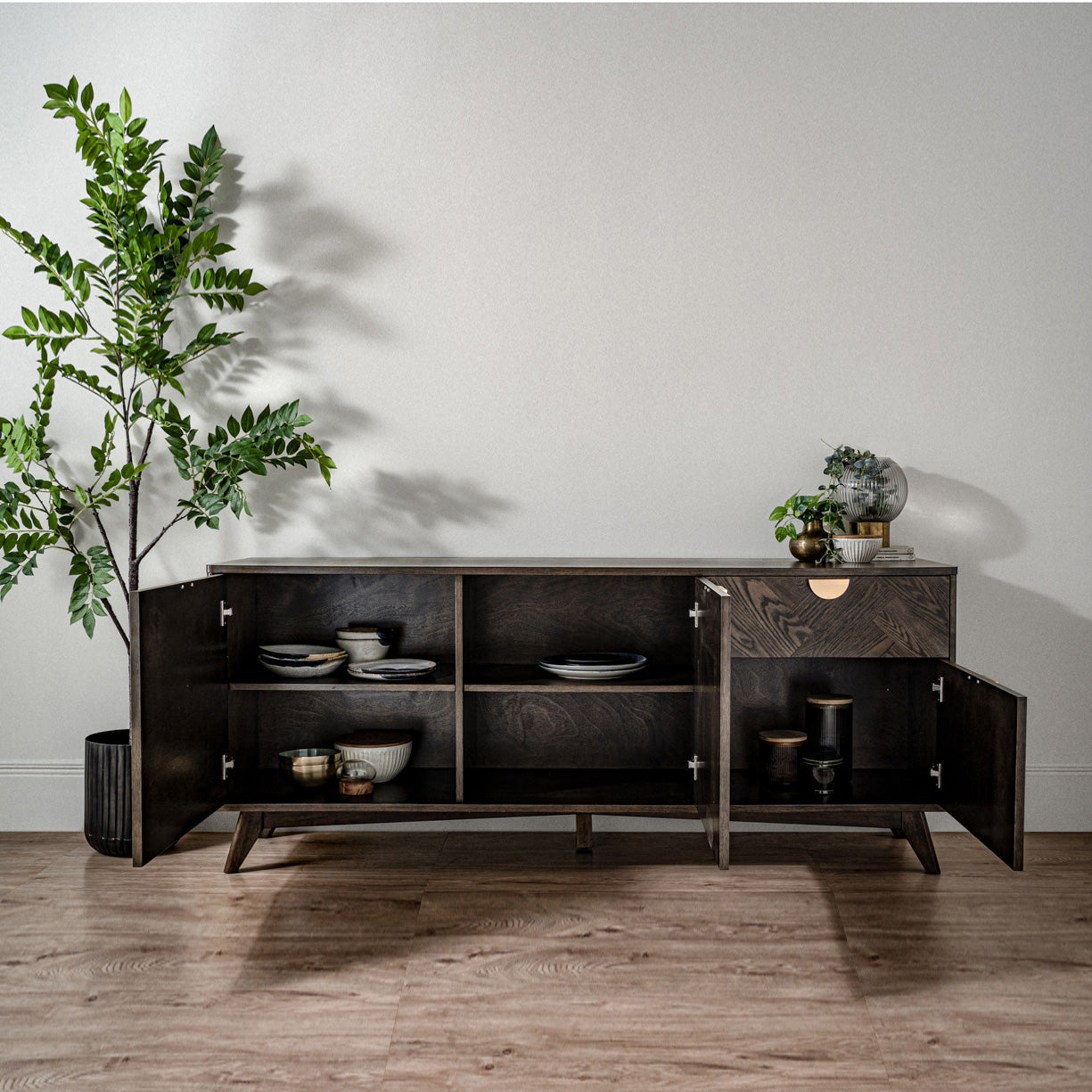 LOFTUS Sideboard Buffet 180cm - Walnut