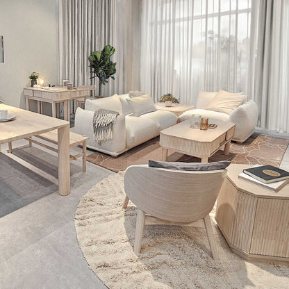 VEDA Lounge Chair - Natural