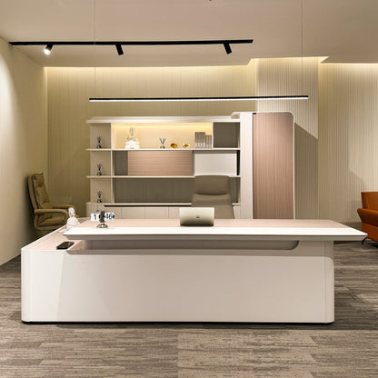 LUSH Display Unit 261.5cm - White & Taupe