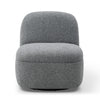 LEXTER Swivel Lounge Chair - Dark Grey