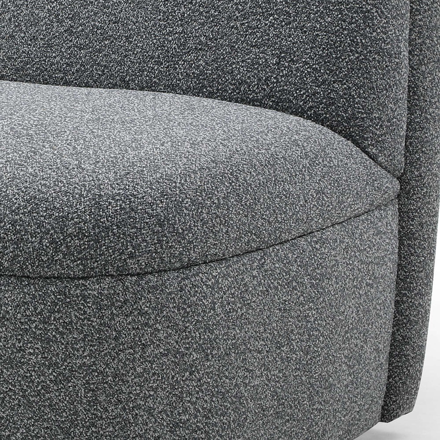 LEXTER Swivel Lounge Chair - Dark Grey