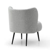 SASHA Lounge Chair - Light Grey & Black