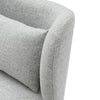 SASHA Lounge Chair - Light Grey & Black