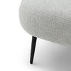SASHA Lounge Chair - Light Grey & Black
