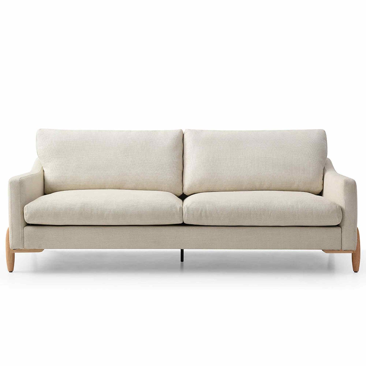 VIENNA  3 Seater Sofa - Beige & Oak