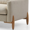 VIENNA  3 Seater Sofa - Beige & Oak