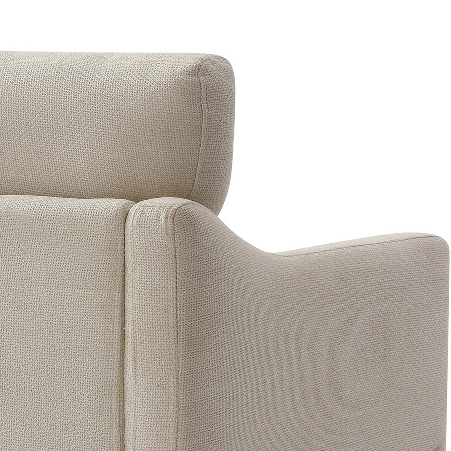 VIENNA  3 Seater Sofa - Beige & Oak