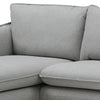 BRONTE 3 Seater Sofa with Right Chaise - Light Grey & Oak