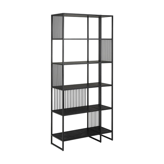 STRINGTON Bookcase Display Unit 85cm - Black