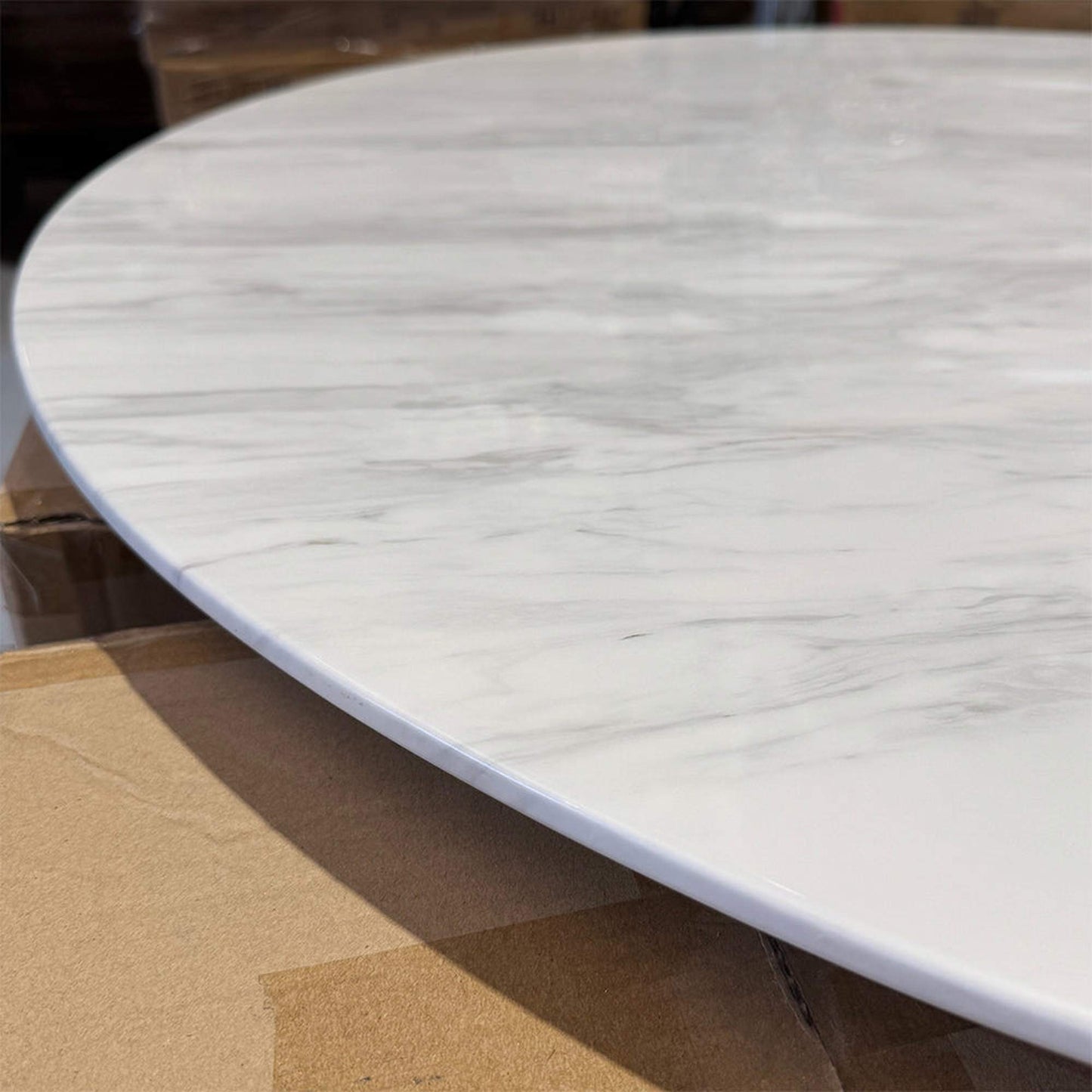 BLANCHE Dining Table 120cm - Marble Stone