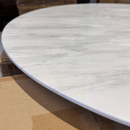 BLANCHE Dining Table 120cm - Marble Stone
