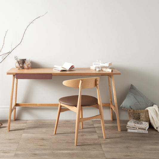 TELYN Dining Chair - Oak + Mocha