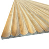 WOODFLEX Flexible Solid Paulownia Wood Slat Wall Panel - 2700mm x 600mm - Wave