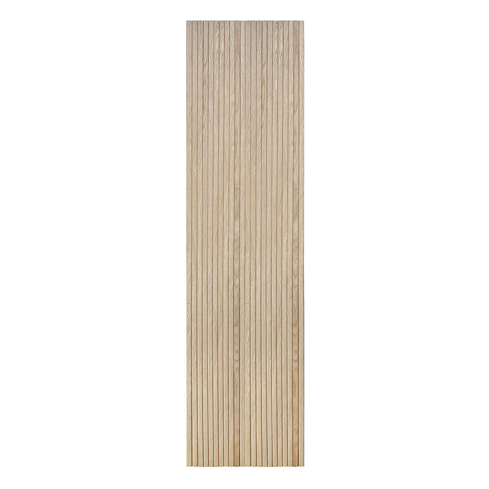 WOODFLEX Flexible Wooden Slat Wall Panel - Oak Veneer - 2700mm x 600mm - Trapezium