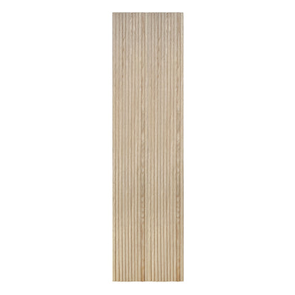 WOODFLEX Flexible Wooden Slat Wall Panel - Oak Veneer - 2700mm x 600mm - Trapezium