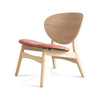 POLARA Lounge Chair - Oak & Salmon
