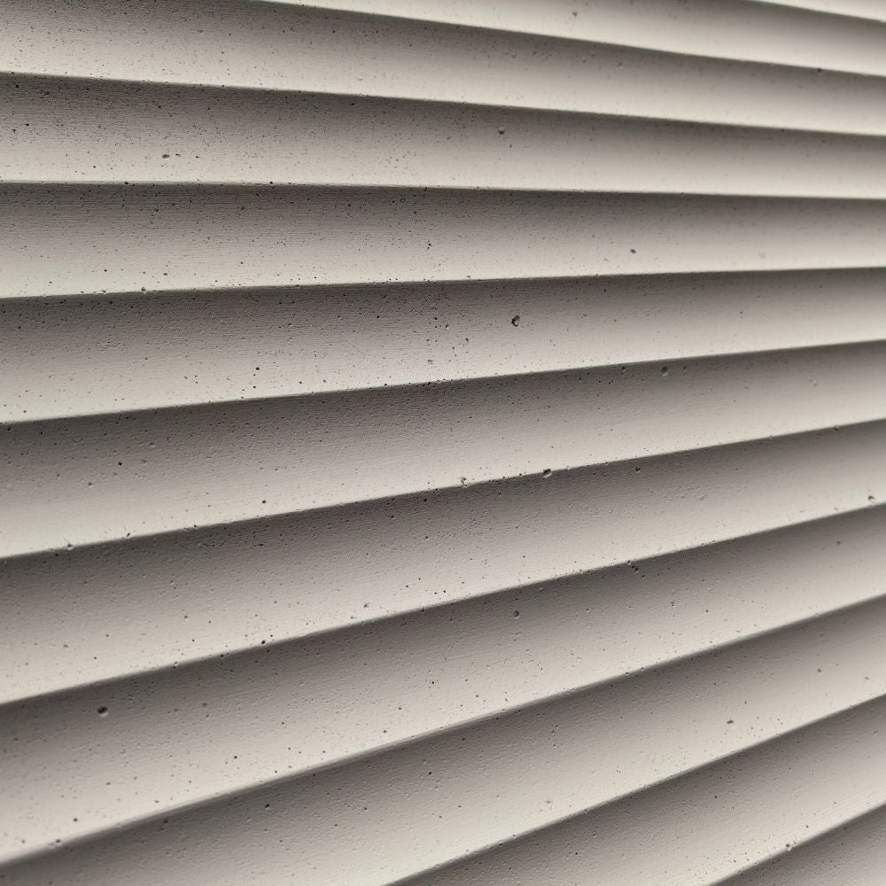 WOODFLEX FLEXIBLE SOFT STONE PANEL - RIPPLE BOARD Grey - 2700 x 600mm