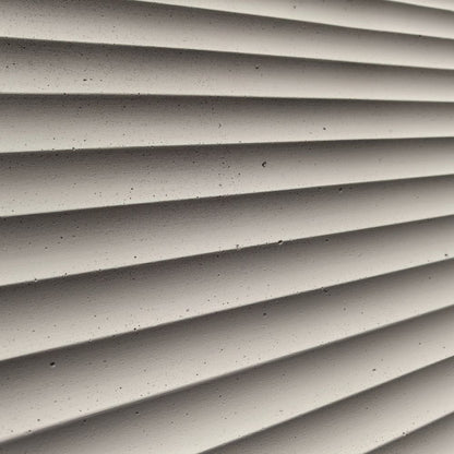 WOODFLEX FLEXIBLE SOFT STONE PANEL - RIPPLE BOARD Grey - 2700 x 600mm