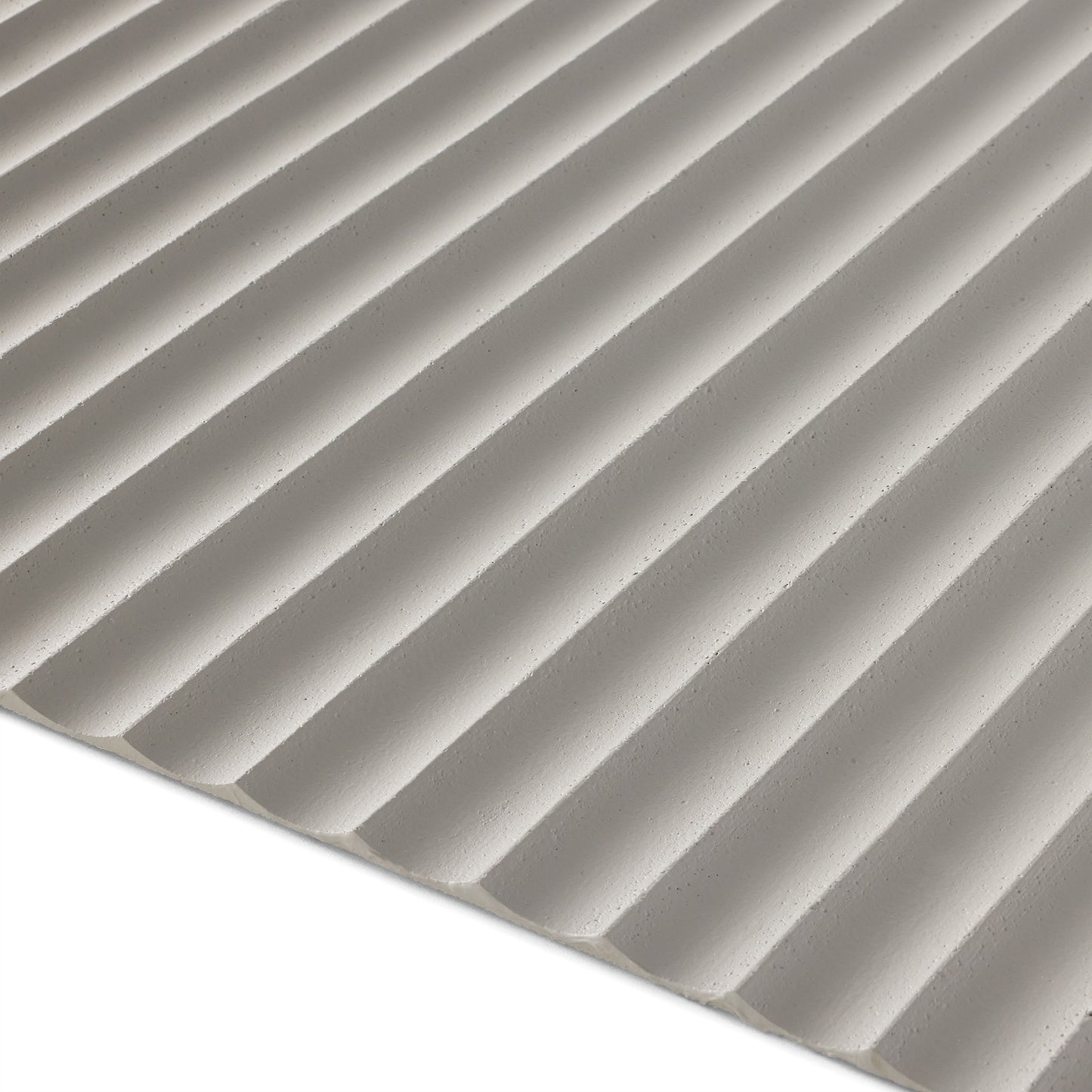 WOODFLEX FLEXIBLE SOFT STONE PANEL - RIPPLE BOARD Grey - 2700 x 600mm