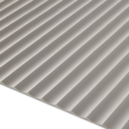 WOODFLEX FLEXIBLE SOFT STONE PANEL - RIPPLE BOARD Grey - 2700 x 600mm