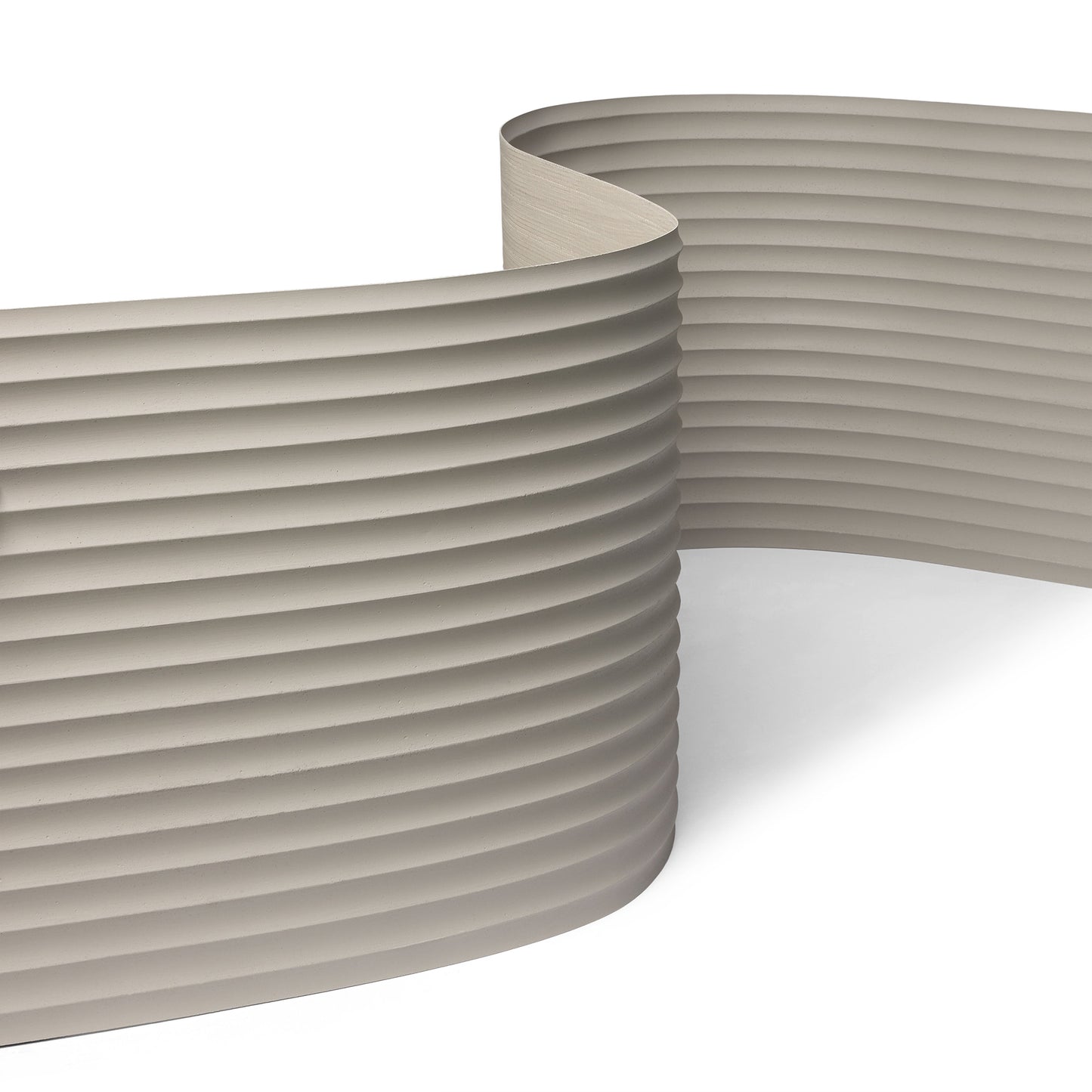 WOODFLEX FLEXIBLE SOFT STONE PANEL - RIPPLE BOARD Grey - 2700 x 600mm