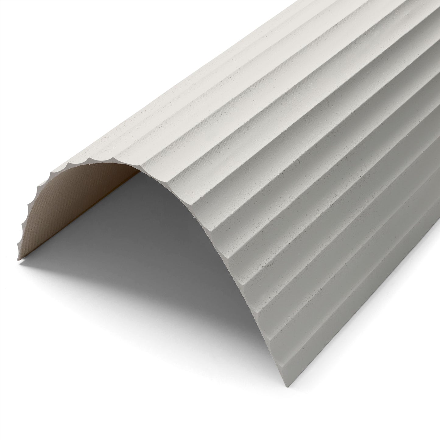 WOODFLEX Flexible SOFT STONE PANEL - RIPPLE BOARD White - 2700x600mm