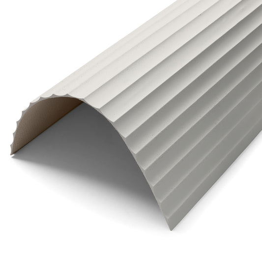 WOODFLEX FLEXIBLE SOFT STONE PANEL - RIPPLE BOARD White - 1200 x 600mm