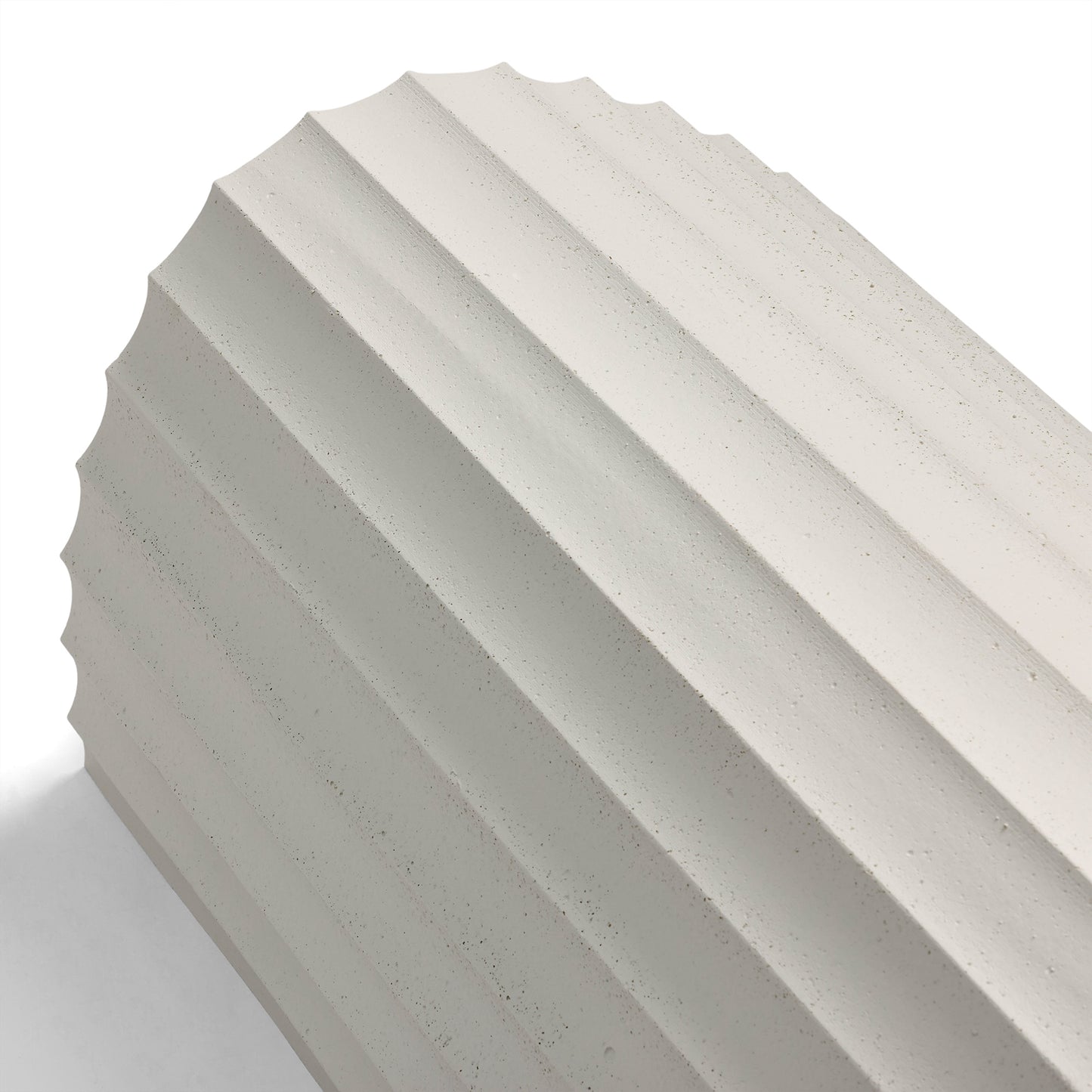 WOODFLEX Flexible SOFT STONE PANEL - RIPPLE BOARD White - 2700x600mm