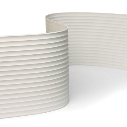WOODFLEX Flexible SOFT STONE PANEL - RIPPLE BOARD White - 2700x600mm