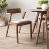 Zola Dining Chair - Walnut & Grey