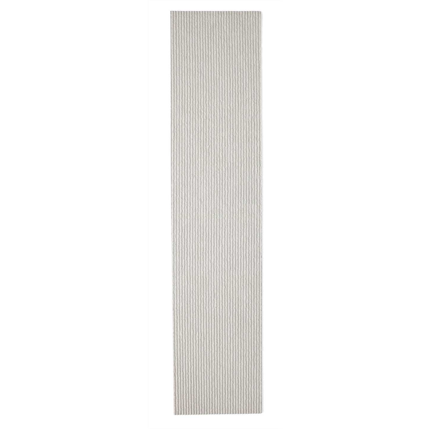 WOODFLEX  Flexible SOFT STONE PANEL - ROUNDED LINE White - 2700 x 600mm
