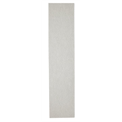 WOODFLEX  Flexible SOFT STONE PANEL - ROUNDED LINE White - 2700 x 600mm