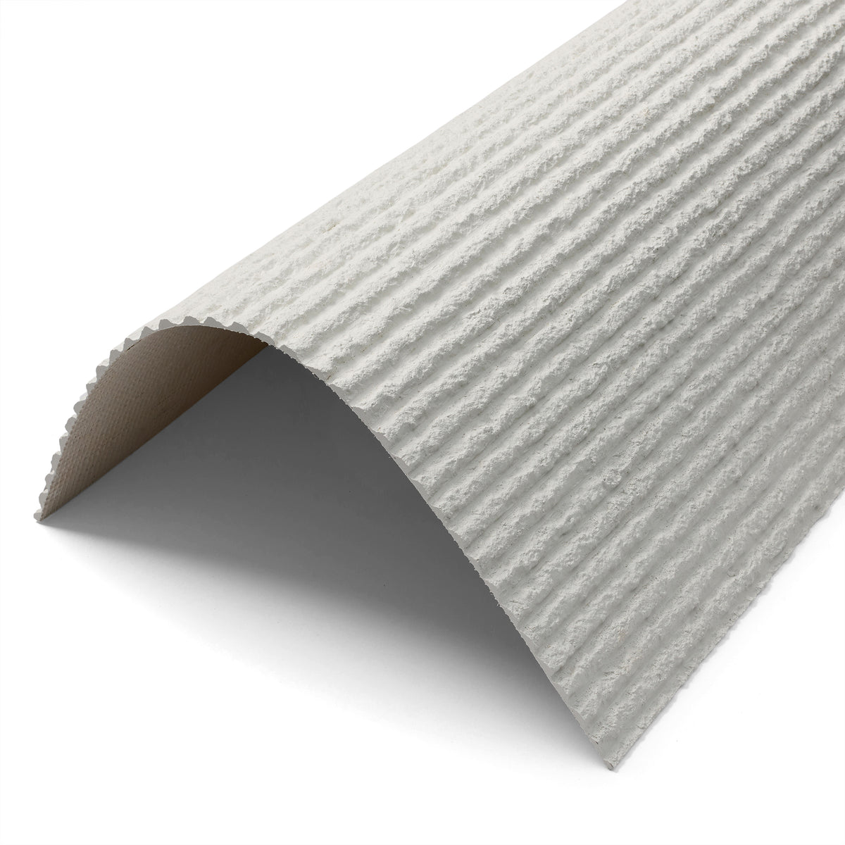 Soft Rounded Panels WOODFLEX Flexible SOFT STONE PANEL - ROUNDED LINE White - 2700 x 600mm ...