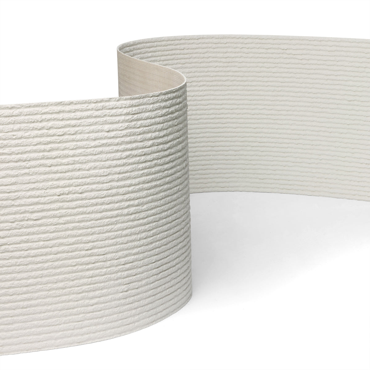 Soft Rounded Panels WOODFLEX FLEXIBLE SOFT STONE PANEL - ROUNDED LINE White - 1200 x 600mm ...