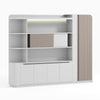LUSH Display Unit 261.5cm - White & Taupe