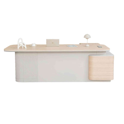 ORBAN Executive Desk Left Return 240cm - Oak