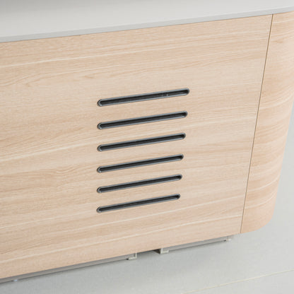 ORBAN Executive Desk Left Return 240cm - Oak