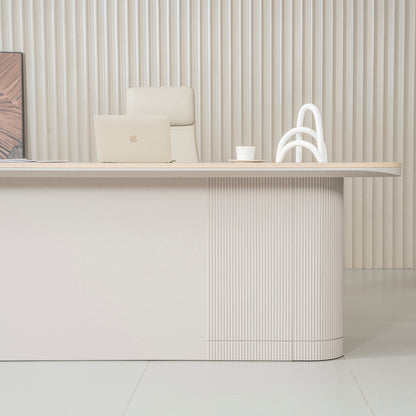 ORBAN Executive Desk Right Return 240cm - Oak