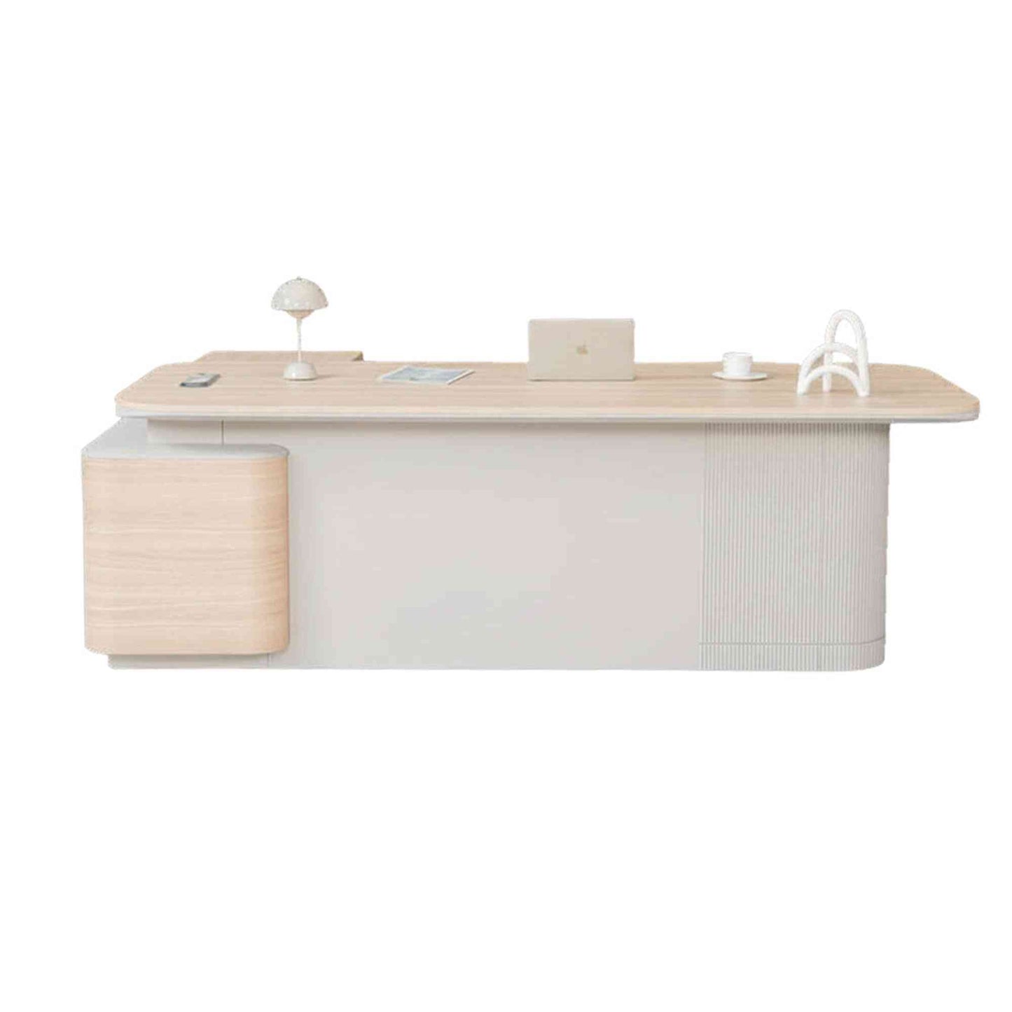 ORBAN Executive Desk Right Return 240cm - Oak