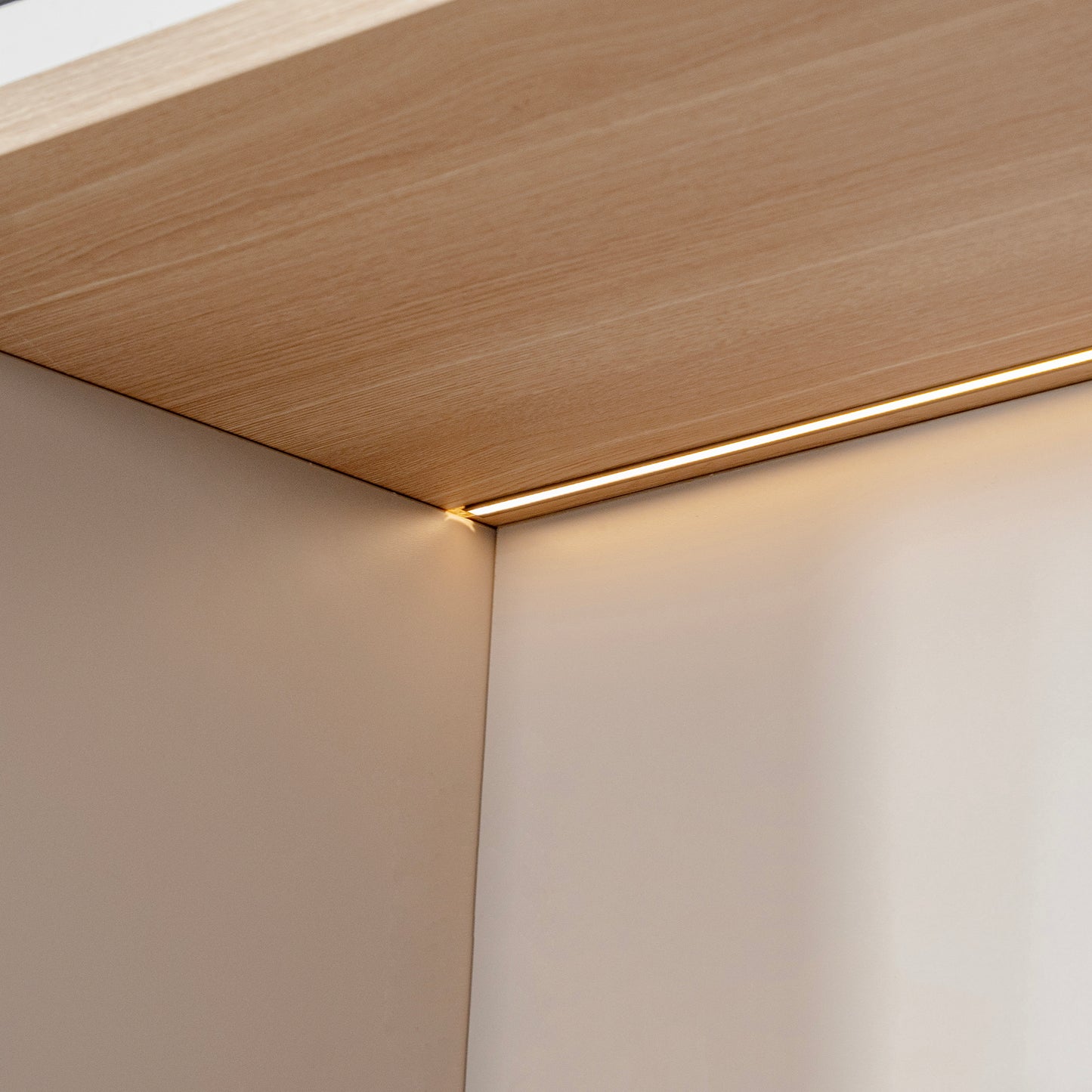 ORBAN 240cm Wall Storage & Display Unit – Oak