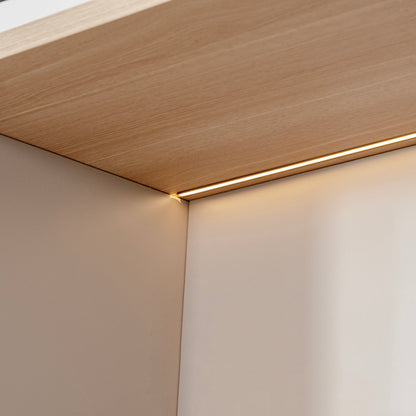 ORBAN 240cm Wall Storage & Display Unit – Oak