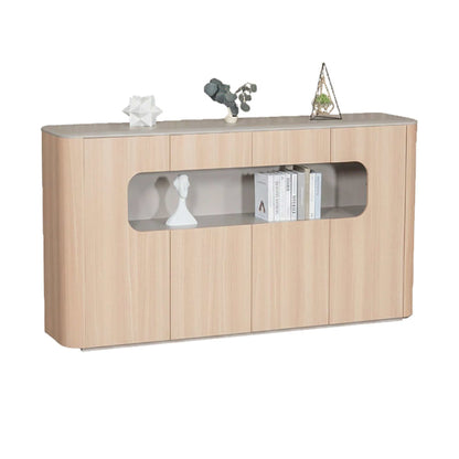 ORBAN 200cm Credenza Display Unit  Oak - 110cm High
