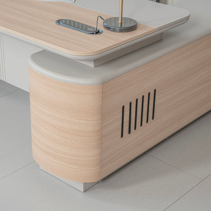 IDALY Executive Desk Left Return 220cm - Oak