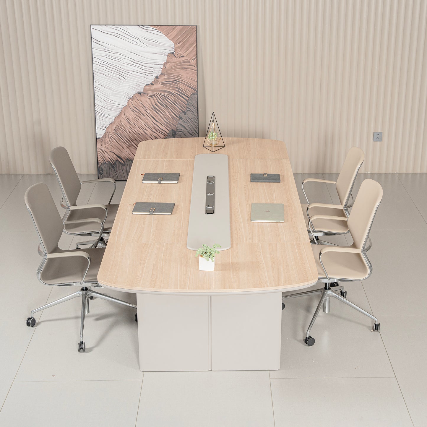 IDALY Boardroom Table 280x120cm - Oak