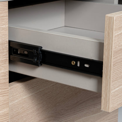 IDALY Executive Desk Right Return 220cm - Oak