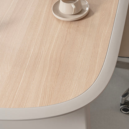 KELIAN  Reversible Executive Desk with Return 200-220cm - Oak