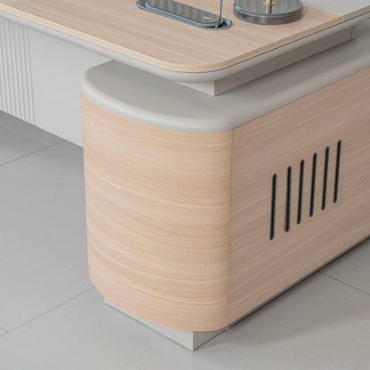 IDALY Executive Desk Right Return 220cm - Oak