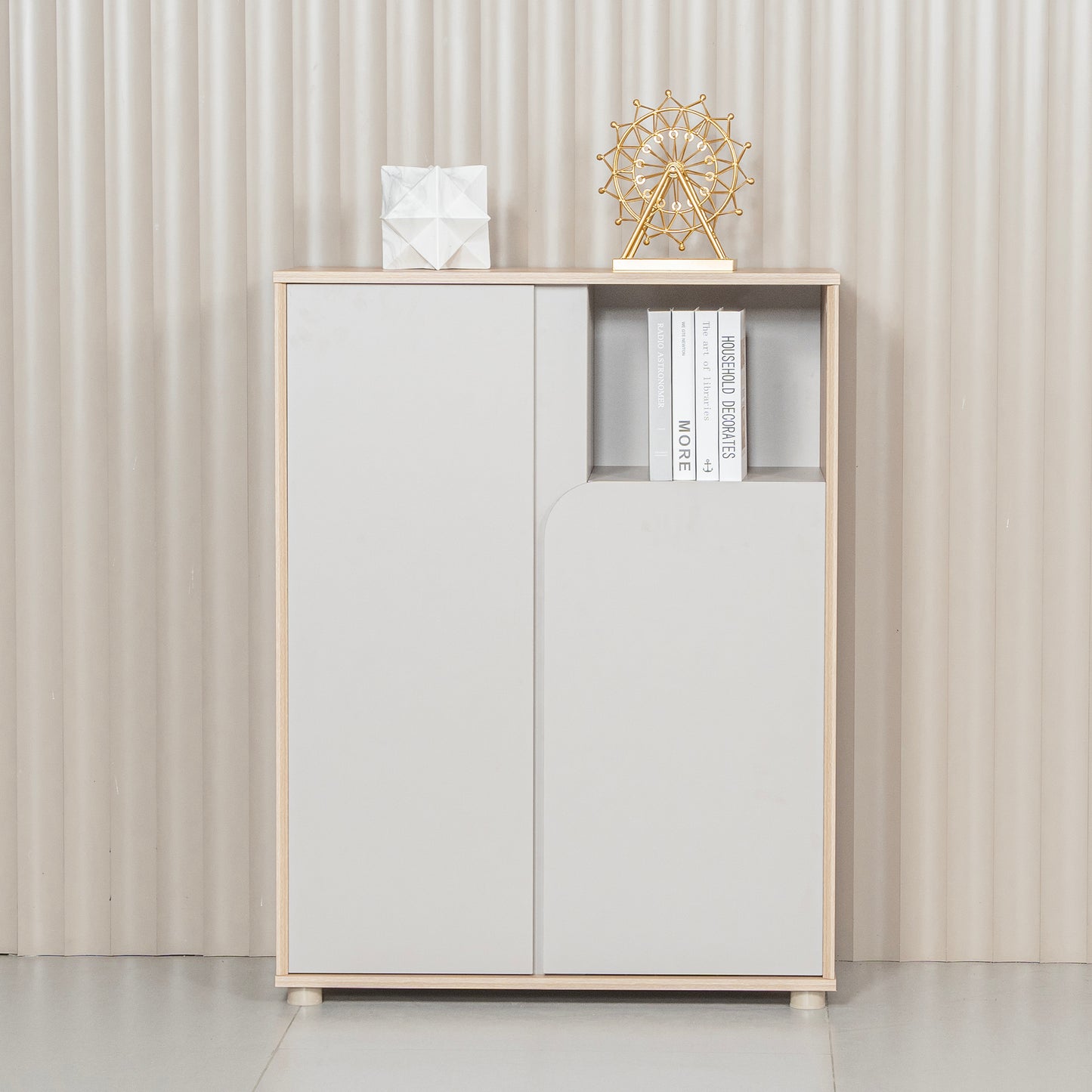 KELIAN Credenza Cabinet 80cm – Oak
