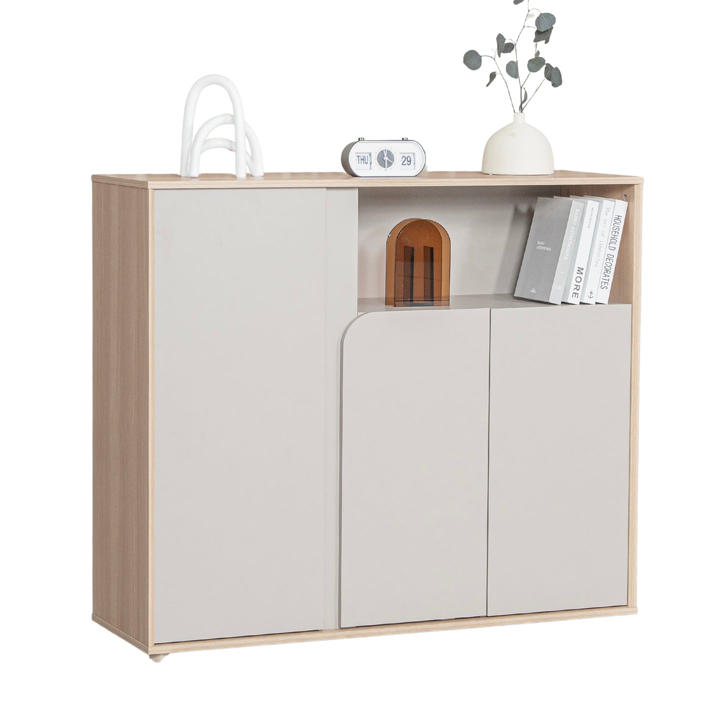 KELIAN Credenza Cabinet 120cm – Oak