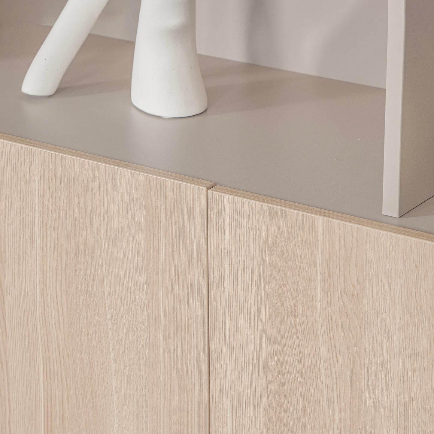 KELIAN  Display Wall Unit 200cm - Oak